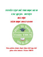 Các đề ôn tập thi HSG, ôn thi  HKII.