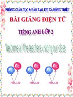 Bài Giảng Điện Tử Anh 2 - Unit 5