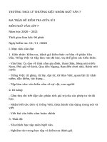 Đề cương ôn tập học kỳ 1 Toán 10 năm 2018 - 2019 trường THPT Kim Liên - Hà Nội - TOANMATH.com