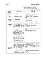 giáo án phụ tuần 1: tết trung thu