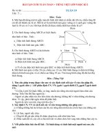 CUỐI TUẦN lớp 5 học kì 2 (toán +tv) 