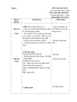 Giáo án phụ tuần 6 - Cơ thể tôi