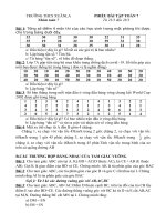 phiếu bài tập khối 7 tuần từ 233 đến 293