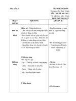 Giáo án phối hợp tuần 25: nước và các hiện tượng tự nhiên