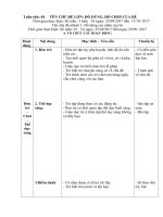 giáo án tuần 4.nhánh đồ chơi cá nhân của bé