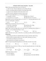 Tải Đề thi thử THPT Quốc gia 2018 môn Vật lý trường THPT Chuyên Vĩnh Phúc, Vĩnh phúc - Lần 1 -  Đề thi thử môn Vật lý năm 2018