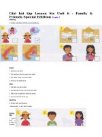 Tải Giải bài tập Family and Friends lớp 2 Unit 6: Lesson six - Giải bài tập Tiếng Anh lớp 2 Unit 6: Billy's teddy bear!