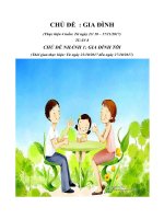 chủ đề gia đình nhánh 1 gia đình tôi phụ tuần 8