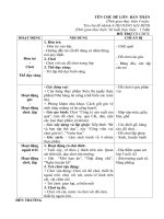 GIÁO ÁN PHỤ:TUẦN 10.CHỦ ĐỀ: GIA ĐÌNH.CHỦ ĐỀ NHÁNH:HỌ HÀNG GIA ĐÌNH