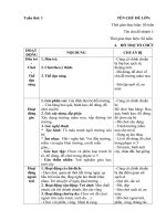 GIÁO ÁN PHỤ TUẦN 1: NGÀY HỘI BÉ ĐẾN TRƯỜNG