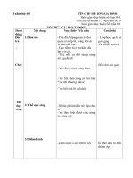 Giáo án tuần 10. chủ đề: Gia đình. Nhánh 3. Ngôi nhà của bé