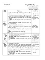 Giáo án tuần 10 chủ dề Đồ dùng trong gia đình