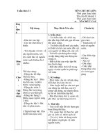 giáo án chính tuần 31. chủ đề 