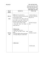 giáo án phụ tuần 1 chủ đề trường mầm non