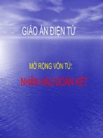Tiếng việt 4 LT&C mo rong von tu Nhan hau - doan ket
