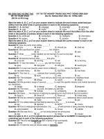 Đề minh họa lần 2 - Ngoại ngữ (2020)