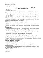 Giáo án địa 7- Tuần 19