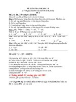 Phiếu bài tập - Môn Toán - Lớp 7