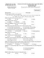 ĐỀ THI THỬ VÀO 10-MÔN HÓA-TRƯỜNG THCS YÊN VIÊN-ĐỀ 02