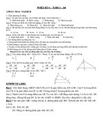 PHIẾU BÀI TẬP TOÁN SỐ 4 -TUAN 3 - 8A ( BT HS nghỉ phòng, chống dịch nCoV)
