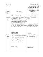 giáo án phối hợp tuần 27: Bác Hồ kính yêu