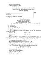 Kế hoạch và bộ câu hỏi thực hiện chương trình 