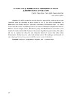 Schools of jurisprudence and influences on jurisprudence in Vietnam