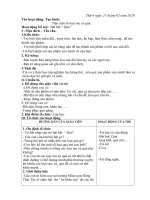 giáo án: Nặn một số loại rau củ quả