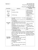 Giáo án phụ 5 tuần 5: Cơ thể tôi