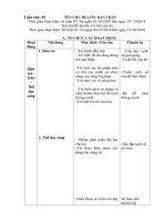 Giáo án tuần 05 chủ đề nhánh: Cơ thể của tôi