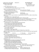 Đề thi HKI môn GDCD khối 6