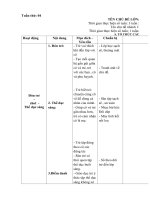 Giáo án tuần 4. Chủ đề: Đồ chơi của bé. Chủ đề nhánh 1: Đồ dùng cá nhân của bé