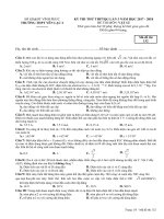 Tải Đề thi thử THPT Quốc gia năm 2018 môn Vật lý trường THPT Yên Lạc 2, Vĩnh Phúc - Lần 3 -  Đề thi thử THPT Quốc gia 2018 môn Vật lý có đáp án