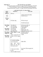 giáo án tuần phụ 24 chủ đề phương tiện giao thông đường thủy