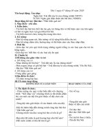 iáo án: VĐVB:nhge dât Trái đất này là của chúng mình:( NDTT)TCAN: Nghe giai điệu đón tên bài hát