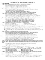 nội dung ôn tập môn sinh khối 10 11 12 tuần từ 2303 đến 2903  thpt đông anh