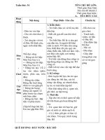 giáo án chính tuần 34. chủ đề 