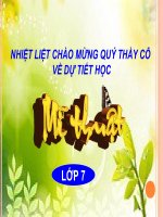 Giáo án điện tử môn Âm nhạc - Mĩ thuật