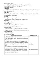 giáo an toán: Đếm đến 6 nhận biết nhóm có 6 đối tượng nhận biết số 6