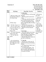 giáo án chính tuần 15. chủ đề 