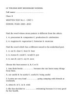 Đề cương ôn thi học kỳ 1 Toán 12 năm 2020 - 2021 trường THPT Đống Đa - Hà Nội - TOANMATH.com