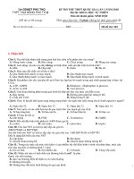 Tải Đề thi thử THPT Quốc gia 2018 môn Sinh học trường THPT Tam Nông - Phú Thọ lần 1 -  Tài liệu ôn thi THPT Quốc gia 2018 môn Sinh học