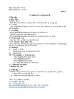 Giáo án hóa 8- tuần 16