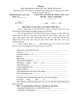 HD ký HĐ xác định thời hạn - Phòng NV