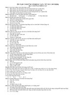 nội dung ôn tập môn sinh khối 10 11 12 tuần từ 2303 đến 2903  thpt đông anh