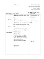 Giáo án phụ tuần 7 - Gia đình của bé