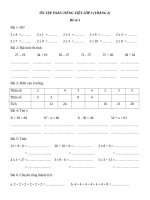 bai tap nghi covid thang 2 lớp 2 