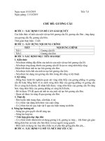 GIÁO ÁN LÍ 7 - TUẦN 8 9( CHỦ ĐỀ GƯƠNG CẦU)