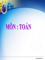 Toán 3 - Tuần 1 - Tiết 1
