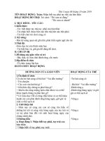 Giáo án tuần 05: Toán: Nhận biết tay phải tay trái của bản thân